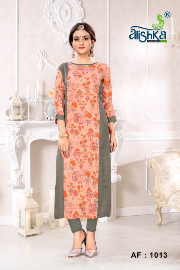 Alishka Happy Heavy Rayon Printed Kurti